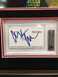 Check spelling or type a new query. Christian Bale Signed American Psycho 17x25 Custom Framed Display With Hand Signed Prop Replica Patrick Bateman Business Card Beckett Encapsulated Pristine Auction