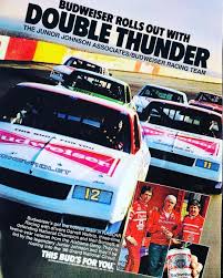 Should nascar make sure every race finishes under green? Junior Johnson S Double Thunder Nascar Stockcar Racing Chevy Gm Chevrolet Budweiser Beer Juniorjohnson Mon Nascar Nascar Racing Nascar Heat