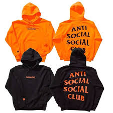 The brand has collaborated with a bathing ape, rimowa, dover street market, playboy, hello kitty, hot wheels, dhl, formula 1 and faze clan. Anti Social Social Club Hoodies Men Women 1 1 High Quality Hoodie Sweatshirt Assc Pullover Hip Hop West Undefeated Jacket Wish