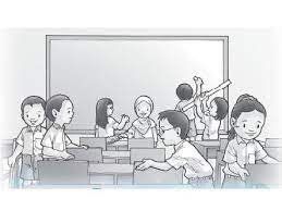 Kumpulan gambar gotong royong dalam kehidupan bermasyarakat. Sketsa Gambar Gotong Royong Di Sekolah