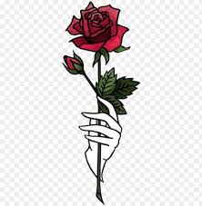 Maybe you would like to learn more about one of these? Sticker Hand Hands Tumblr Aesthetic Flower Png Rose Shawol Rose Png Image With Transparent Background Toppng