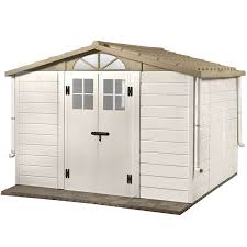 Les nouveaux abris de jardin en résine oogarden sont arrivés ! Abri De Jardin Mural En Resine 8 06m Avec Plancher Et Toit Double Pente