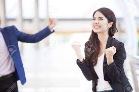 Maybe you would like to learn more about one of these? Successful Business Woman Looking Confident And Smiling And Celebrate Stock Photo Picture And Royalty Free Image Image 101697531