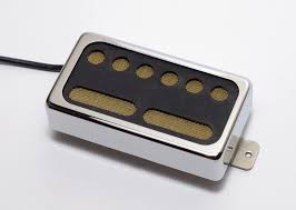 Check out gold humbuckers on ebay. Humbucker Size Gold Foil V2 0 Schuyler Dean Pickups