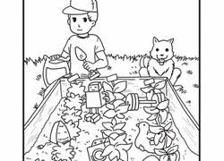 Printable vegetable garden coloring pages. Garden Coloring Pages Printables Education Com