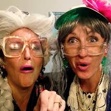 The one and only Judy Merrick — @judyboom3 — at our very first show in  2018. We didn't even have a name yet and our theme was “Carol Burnett”. We  didn't know