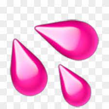 October is breast cancer awareness month and the ribbon color is pink. Tears Tear Pink Emoji Pinkemoji Remix Apple Iphone Water Drop Emoji Hd Png Download 1024x1024 4092709 Pngfind