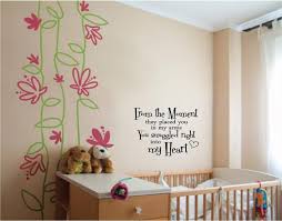 Here, a colorful painting above the bed sets the scheme for the rest of the space, while adding interest to crisp white bedroom walls. Wall Paint Design Kids Painting Cute Bedroom Decoratorist 204061