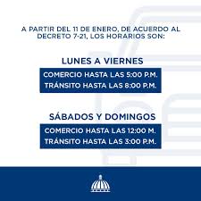 Pico y cédula solo rige sábados y domingos; Toque De Queda Para Continuar Horario De Transito Libre Extendido Tele Real Rd