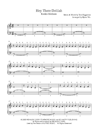 Green Day Boulevard Of Broken Dreams Piano Sheet Music Hey There Delilah By Plain White T S Piano Sheet Music Rookie Level Saxophone Sheet Music Trombone Sheet Music Viola Sheet Music
