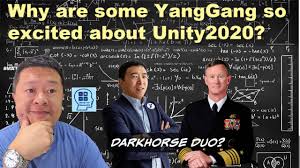A Panel Of Yanggang Debate And Discuss Darkhorse Duo Unity 2020 Yang Mcraven Plan Youtube