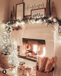 Xmas Decor Ideas Christmas Mantel Decorations Christmas Decorations Rustic Christmas Fireplace
