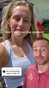 Replying to @realgut toe spacers are legit. #shoes #toespacers #foot #feet  #health