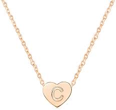 Also known as ascorbic acid, vitamin. Buy Minijewelry Women Girls Initial Letter Necklaces Tiny Love Heart Name Alphabet Chokers A Z Rose Gold Online In India B092cbgxb3