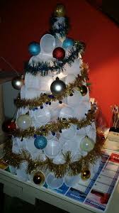Sapin De Noel En Gobelets En Plastique 2014 Sapin De Noel Gobelet Plastique Noel