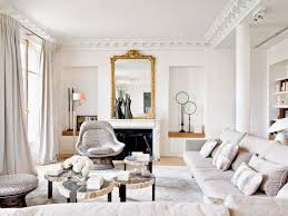 Effortless Chic Interiors With Modern French Style In 2020 Parisian Living Room Parisian Interior French Country Living Room