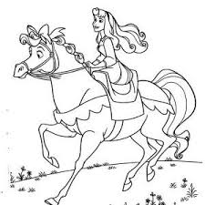 Princess Aurora Kids Play Color Horse Coloring Pages Disney Coloring Pages Disney Princess Coloring Pages