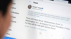 Trump tweets flagged by twitter for misinformation. Donald Trump Twitter Verdeckt Weiteren Tweet Google Versteckt Account Stern De