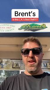 Brent’s Deli, which of all the classic delis in L.A., might be considered  the absolute best. , Their black pastrami reuben is unlike any other  pastrami