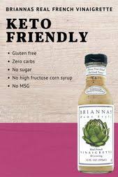 Briannas Real French Vinaigrette Is Our Best Keto Dressing It Has Zero Carbs Sugar Gluten And Hfcs French Vinaigrette Vinaigrette Sugar Free Salad Dressing
