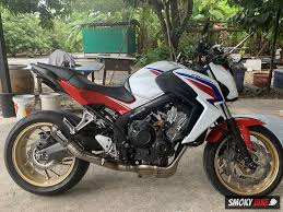 มอเตอร ไซค honda cb 650f tri color smokybike ฮอนด า มอเตอร ไซค กร งเทพมหานคร