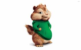 Download Caption: Cheerful Theodore from Alvin and The Chipmunks Wallpaper  | Wallpapers.com