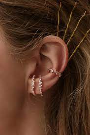rue gembon katarina rose gold earring cuff cuff earring earringcuff gembon gold katar cuff earrings rose gold earrings ear jewelry