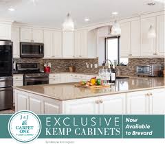 Give yourself more storage in your kitchen or laundry room by raising your cabinets and adding a shelf underneath for. Exclusive Kemp Cabinets L J J Carpet One Floor Home Space Coast Living Magazine