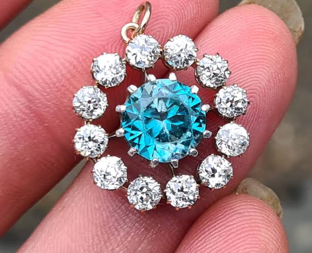 The brilliant, diamond-like faceting of a high-clarity zircon., AI generated