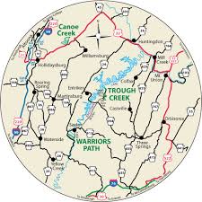 This hike will take you through all five of the sites that trough creek boasts: Trough Creek State Park