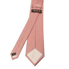 Plain Dusty Rose Satin Silk Classic Men S Tie And Pocket Square Set