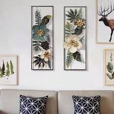Watch out for ₱1 deals all day and an exclusive buy 1 take 1 collection! Rm189 Sepasang 2pcs Wx 2095 Frame Hiasan Dinding Living Room Decorative Ginkgo Metal Wall Art Nordic Home Decoration Shopee Malaysia