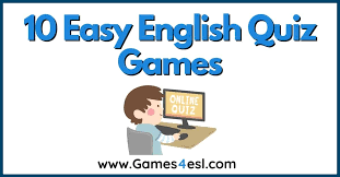 From cheesy to cool, all other languages borrow these indispensable terms from english words! Easy English Quizzes For Kids Games4esl