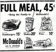 Advertising This Was Local Advertising Used To Raise The Profile Of The Branch In Joliet Illinois Mcdonald Menu Mcdonalds Full Meal Recipes