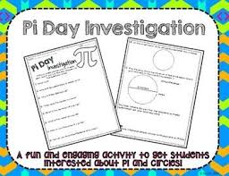 Take a break at 3:14 pm to celebrate. Pi Day Investigation Activity Freebie Pi Day Homeschool Math Learning Math