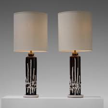 Safavieh argos column table lamp. Set Of Two Large Italian Ceramic Table Lamps 1960s 156002