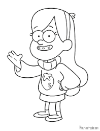 Gravity Falls Coloring Pages Print And Color Com Fall Coloring Pages Gravity Falls Art Easy Disney Drawings