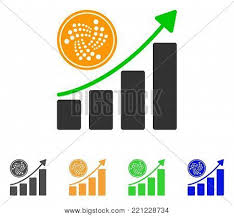 Iota Coin Growth Vector Photo Free Trial Bigstock