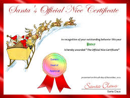 You will be thrilled to see the expression on your child's face when you give the gift certificate and say that santa claus has accepted them on the nice list. Free Printable Santa S Official Nice Certificate Nice Certificate Christmas Gift Certificate Christmas Gift Certificate Template