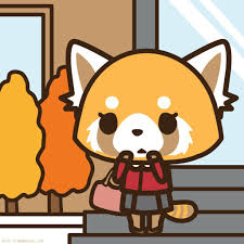 It S The First Day Of Fall Hopefully Aggretsuko Doesn T Get Too Slammed At Work This Season Anime Cool Cartoons Anime Animals