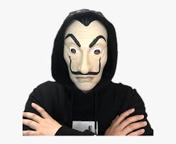 The dali mask is the signature look of the robbers in both the royal mint of spain heist and bank of spain heist. Dali Money Heist Mask Png Transparent Png Transparent Png Image Pngitem