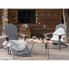 Grey Acacia Wood Sun Lounger Maisons Du Monde Sun Lounger Maisons Du Monde Outdoor Furniture Sets