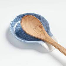 It's crafted of durable stoneware and finished with a white glaze to fit seamlessly into a range. Maci Ceramic Spoon Rest Crate And Barrel Uae