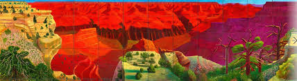 Nur digitale dateien, keine physischen artikel werden nutzungsbedingungen: Ein Grosserer Grand Canyon 1998 Von David Hockney Artsdot Com