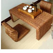 The practical staple of the living room need not be drab when you style with our range of stylish and functional coffee tables will allow you to choose the perfect piece for your living. Huawell Japanese Style Handcrafted Eco Friendly Breathable Padded Knitted Tea Table 2 Seat Floor Cushions Set Hand Woven Tatami Coffee Table And Floor Cushion Chair Buy Online In Japan At Desertcart 104205214