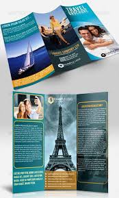 17 Desain Brosur Tour Dan Travel Template Download Premium Brosur Bepergian Desain Brosur