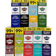 Swisher Sweets Foil Pouch Cigarillos Foil Pouches Sweets Resealable Pouch