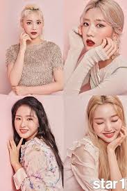 Loona Star1 Jinsoul Kimlip Oliviahye Gowon Girl Kpop Girls Olivia Hye