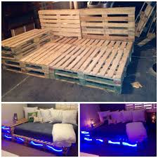 Here are plans for creating not only a platform bed but also a tall headboard with a shelf and two side tables; New Addition To My Home Pallet Full Size Bed Diy Pallet Furniture Cute Room Decor Bedroom Diy