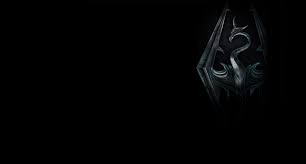Maybe you would like to learn more about one of these? The Elder Scrolls V Skyrim Video Games Logo Black Background 1080p Wallpaper Hdwallpaper Desktop Skyrim Elder Scrolls Skyrim Wallpaper